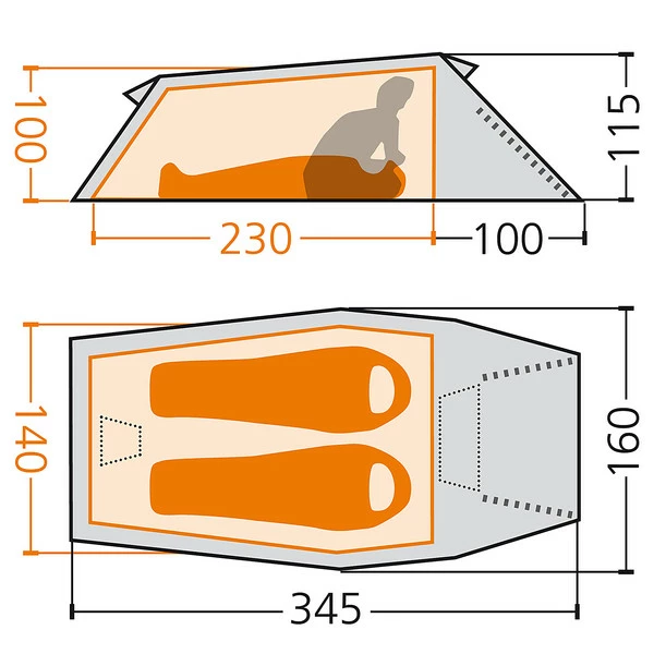 Aktion 🤩 FRILUFTS ERRIGAL 2 - Tunnelzelt Vineyard Green 🤩 2 Aktion 🤩 FRILUFTS ERRIGAL 2 - Tunnelzelt Vineyard Green 🤩 – Bild 2