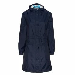 Angebote 🎉 FRILUFTS GUFUFOSS 🧥 COAT Frauen - Regenmantel 👗 Dress Blues ⭐