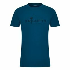 Aktion 💯 FRILUFTS WAIHO PRINTED T-SHIRT Männer - Funktionsshirt Blue Opal 🎉