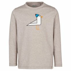 Billig 🎉 FRILUFTS BLACKSAS PRINTED LONGSLEEVE Kinder - Langarmshirt 👏