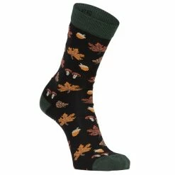 Bestes Angebot 👏 FRILUFTS VILLARRICA AUTUMN LEAVES 🧦 SOCKS Unisex - Freizeitsocken Caviar ✨